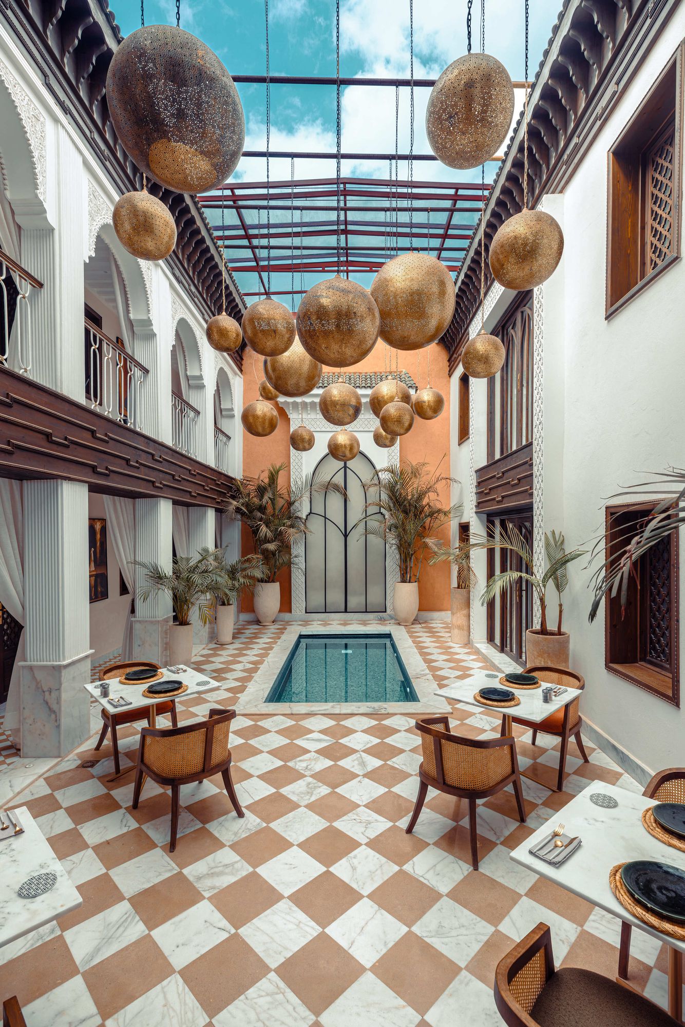 Le patio, illustration du Riad One