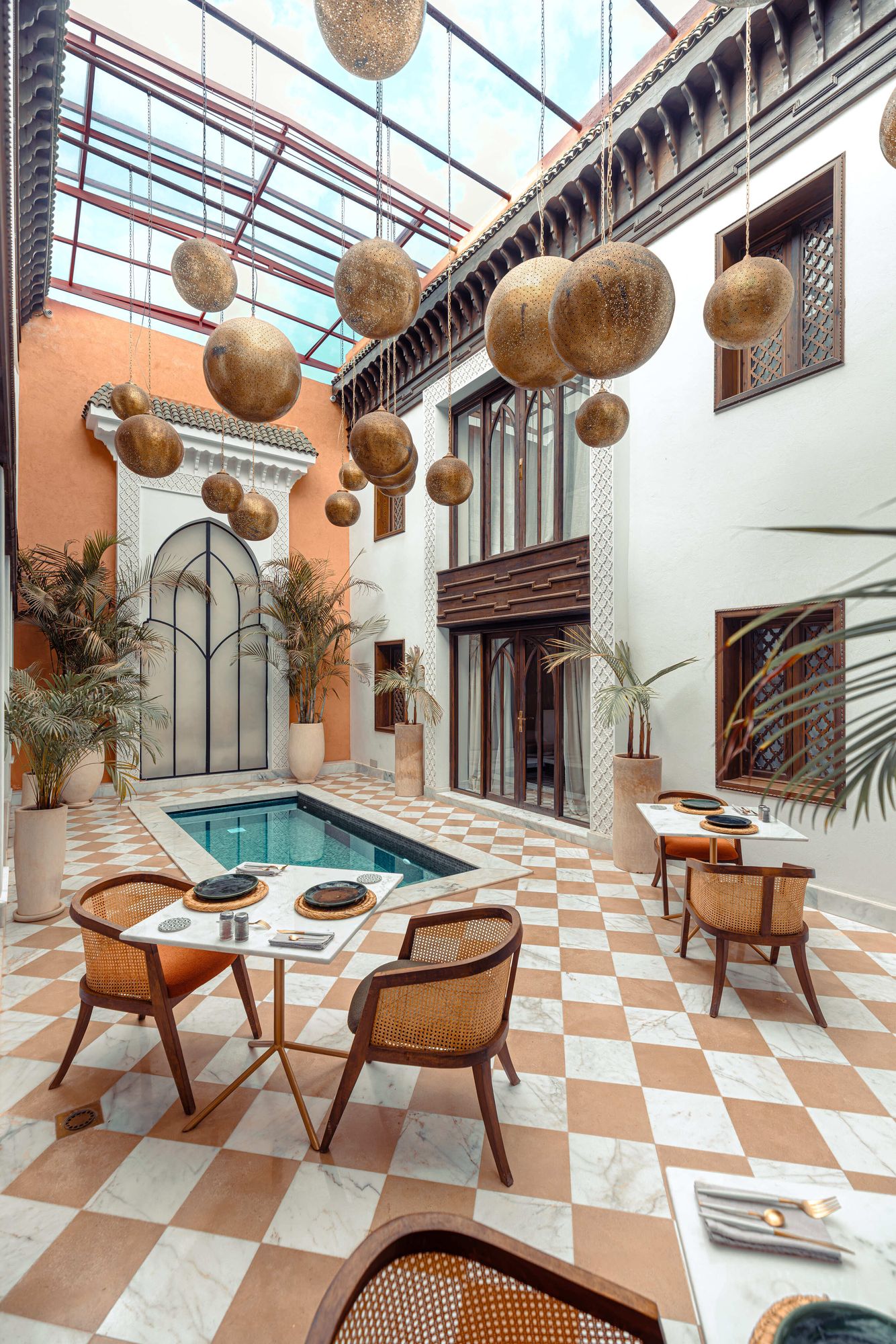 Le patio au cœur du riad