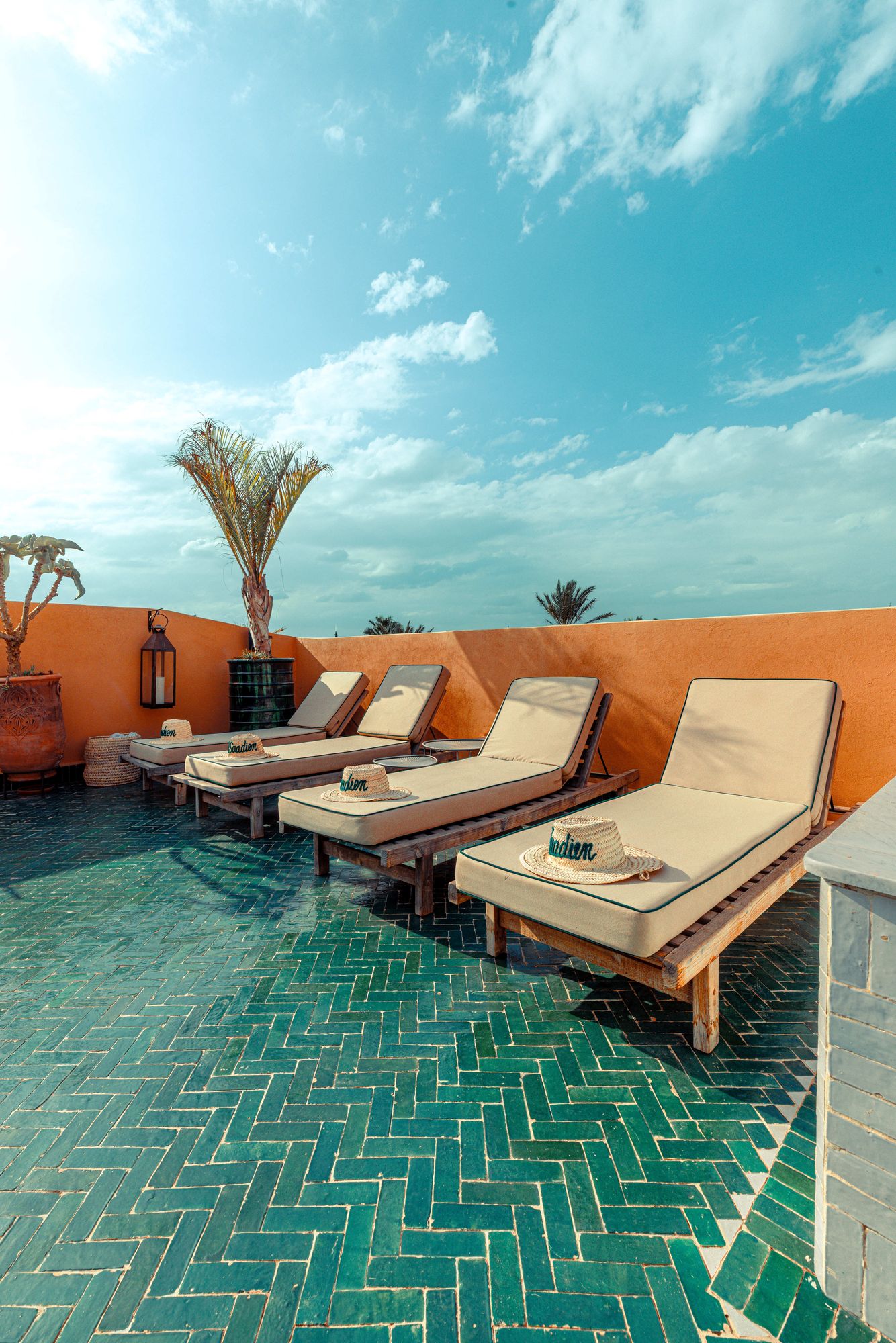 La terrasse du Riad Le Saadien